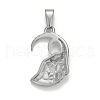 304 Stainless Steel Pendants STAS-D165-14P-06-2