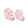 UV Plating Rainbow Iridescent Acrylic Beads PACR-M002-07C-2