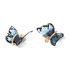 Transparent Resin Pendants PALLOY-K011-02G-02-2
