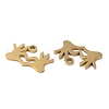 Ion Plating(IP) 304 Stainless Steel Charms STAS-F300-11G-2