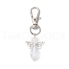 10Pcs Angel Glass Pendant Decorations HJEW-JM02676-4