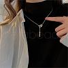925 Sterling Silver Square Y Necklaces for Women FS-WGCF124-01-3