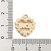 UV Plating Alloy Rhinestone Pendants PALLOY-D026-16G-3