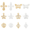 SUPERFINDINGS 72Pcs 12 Style Brass Charms KK-FH0005-78-1