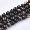 Natural Plum Blossom Jasper Beads Strands G-T126-03B-1