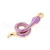 Alloy Enamel Pendants FIND-U031-14G-05-2