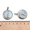 Opalite Flat Round Pendants FIND-A043-11P-3