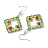 Seed Glass Dangle Earring EJEW-MZ00186-4