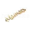 Mother's Day 201 Stainless Steel Connector Charms X-STAS-F316-38G-2