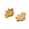304 Stainless Steel Enamel Charms STAS-Z139-03G-10-2
