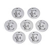 304 Stainless Steel Charms STAS-T059-26P-E-1
