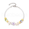 Glass Seed Beads Bracelets for Women BJEW-JB11630-3
