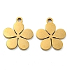 Ion Plating(IP) 316 Surgical Stainless Steel Charms STAS-E213-01G-1