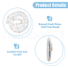 Hobbspring 1 Strand Natural Keshi Pearl Beads Strands PEAR-HS0001-03-4