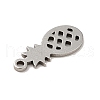 Non-Tarnish 201 Stainless Steel Pendants STAS-A066-13P-4