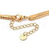 Double Layer Necklaces NJEW-A032-04G-03-3