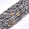 Natural Dalmatian Jasper Beads Strands G-T121-16-1