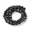 Natural Larvikite Beads Strands G-NH0021-A04-01-3