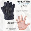 PU Leather Shalf-finger Gloves AJEW-WH20001-46-2