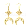 304 Stainless Steel Dangle Earrings for Women EJEW-F338-02G-1