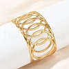 304 Stainless Steel Cuff Bangles BJEW-U045-02G-3