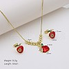 Alloy Enamel Pendant Necklaces & Stud Earrings Sets FS-WGCD19A-03-2