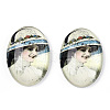 Glass Cabochons GGLA-T004-01N-1