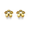 Tibetan Style Alloy Bead Caps TIBEB-S039-017AG-RS-2