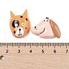 Cute Animal
 Theme Resin Cabochons CRES-E003-06-3
