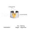 Stainless Steel Cuff Open Rings for Women NM1818-2-2