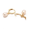 Brass Hoop Earrings EJEW-D275-02G-01-3