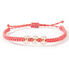 Glass Seed Beaded Braided Bead Beacelets BY5894-1-1