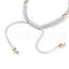 Braided Nylon Cord Bracelet Making AJEW-JB00764-04-3