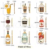 45pcs 9 styles Alloy Enamel Pendants ENAM-CJ0003-80-2