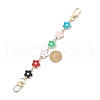 Flower Plastic Enamel Link Bag Strap Extenders FIND-JF00101-3