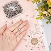 CREATCABIN 200Pcs 304 Stainless Steel Stud Earring Findings DIY-CN0002-19-3