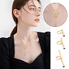 SUPERFINDINGS 12Pcs 3 Styles Brass Tube Bails DIY-FH0007-67G-6
