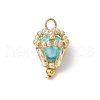 Glass Pearl Pendants PALLOY-MZ00746-05-1