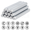 BENECREAT 40cr Steel Stamps DIY-BC0009-43B-1