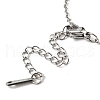 Non-Tarnish 201 Stainless Steel Hollow Sun Pendant Necklace with Cable Chains NJEW-Q317-31P-3
