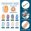 Craftdady 80Pcs 8 Colors Transparent Electroplate Glass Beads EGLA-CD0001-10-4