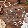 BENECREAT 1Pc Acrylic Bead Design Boards AJEW-BC0008-05-5