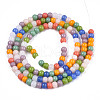 Opaque Glass Beads Strands GLAA-T006-10B-2