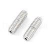 Anti-Tarnish Rhodium Plated 925 Sterling Silver Screw Clasps STER-K173-07P-1