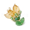 Transparent Glass Pendants PALLOY-MZ00722-05-2