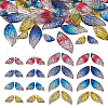 Craftdady 64Pcs 32 Styles Epoxy Resin Pendants FIND-CD0001-43-3