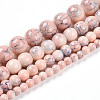 Baking Painted Glass Beads Strands DGLA-N003-10mm-C02-2