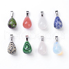 Natural & Synthetic Mixed Gemstone Pendants G-X0005-07P-1