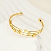 Adjustable Brass Cuff Bangles FG1256-3-1