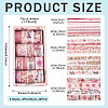 20pcs 5 Styles Scrapbooking Stickers DIY-TAC0029-03D-13